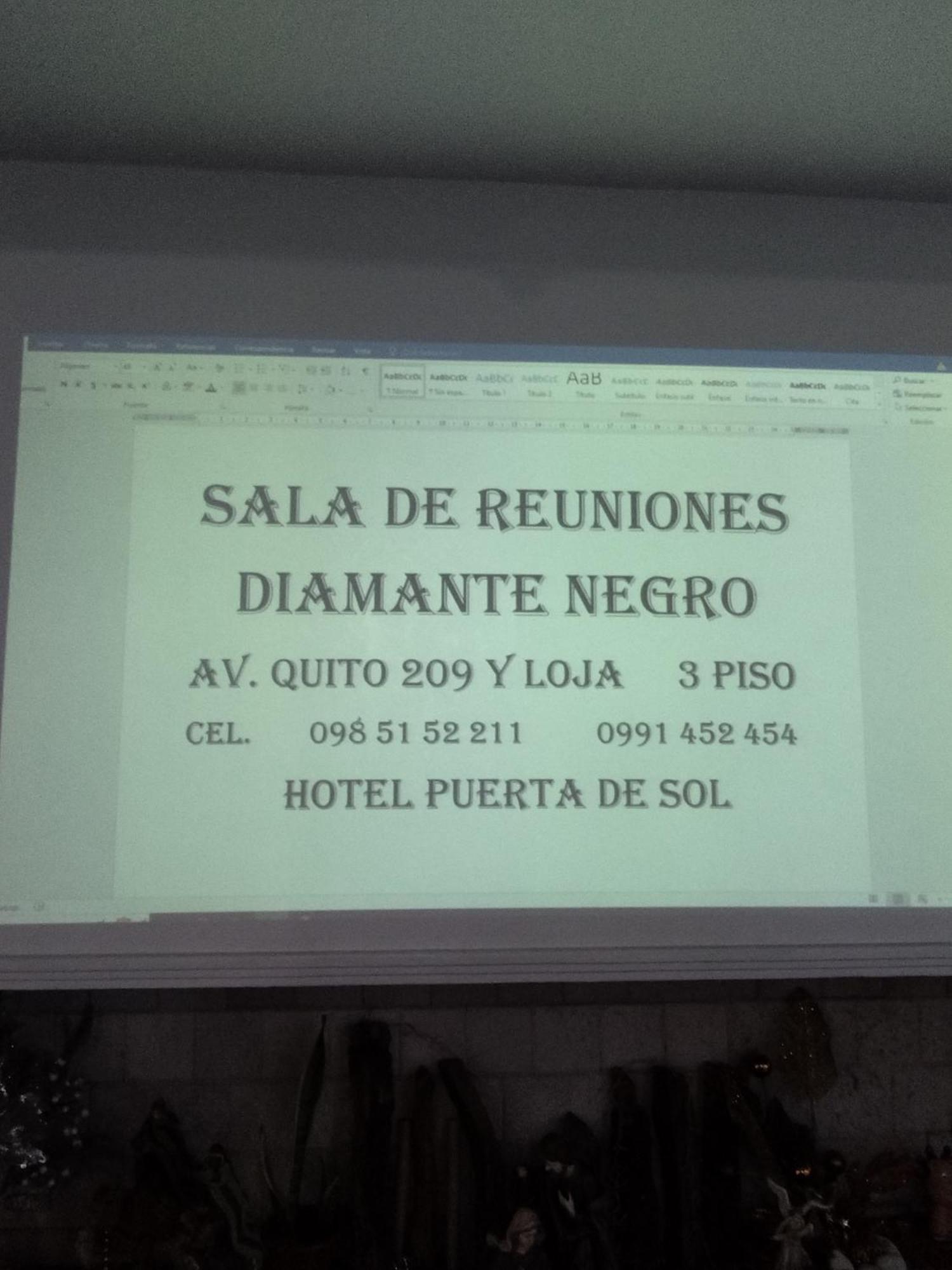 סנטו דומינגו דה לוס קולורדוס Hotel Puerta Del Sol מראה חיצוני תמונה